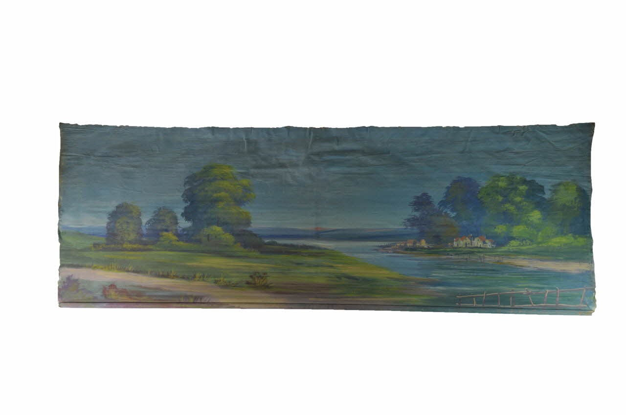 toile de fond de théâtre de marionnettes 1948.6.9.2 Photo Mucem