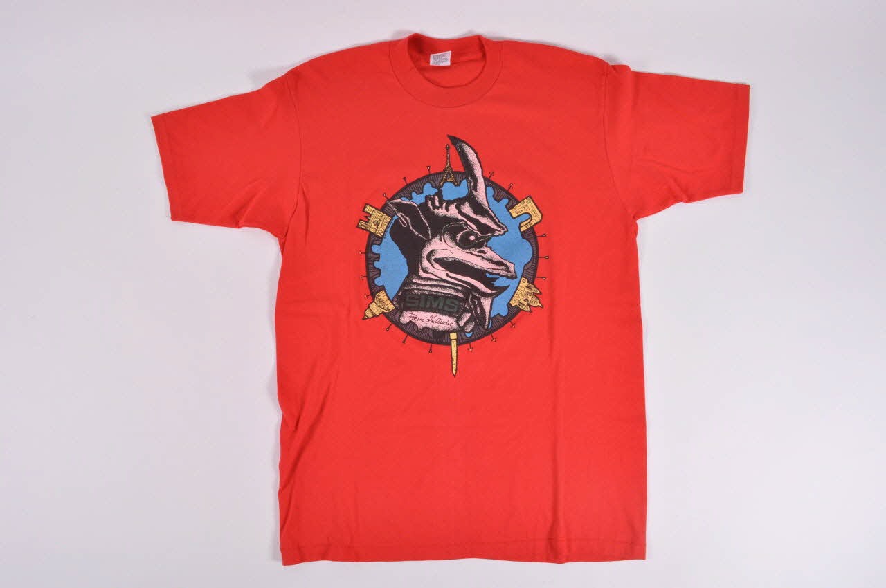 Sims ; Vision Street Wear tee-shirt Pro model "André Sénizergues" Etats-Unis 1985-1989 2002.51.4 Photo Mucem