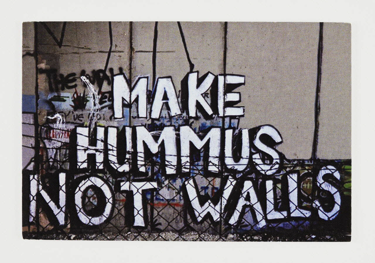 magnet Make Hummus not Walls 2023.41.13 Photo Mucem / Marianne Kuhn