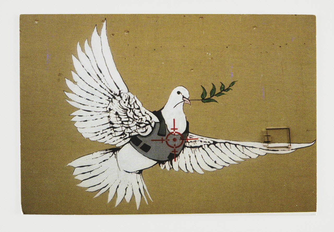 magnet Oiseau de Banksy 2023.41.8 Photo Mucem / Marianne Kuhn