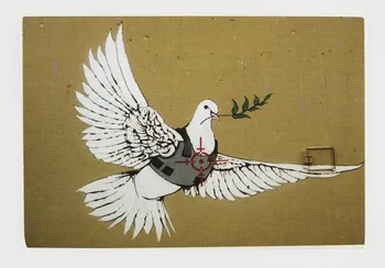 magnet Oiseau de Banksy 2023.41.8 Photo Mucem / Marianne Kuhn