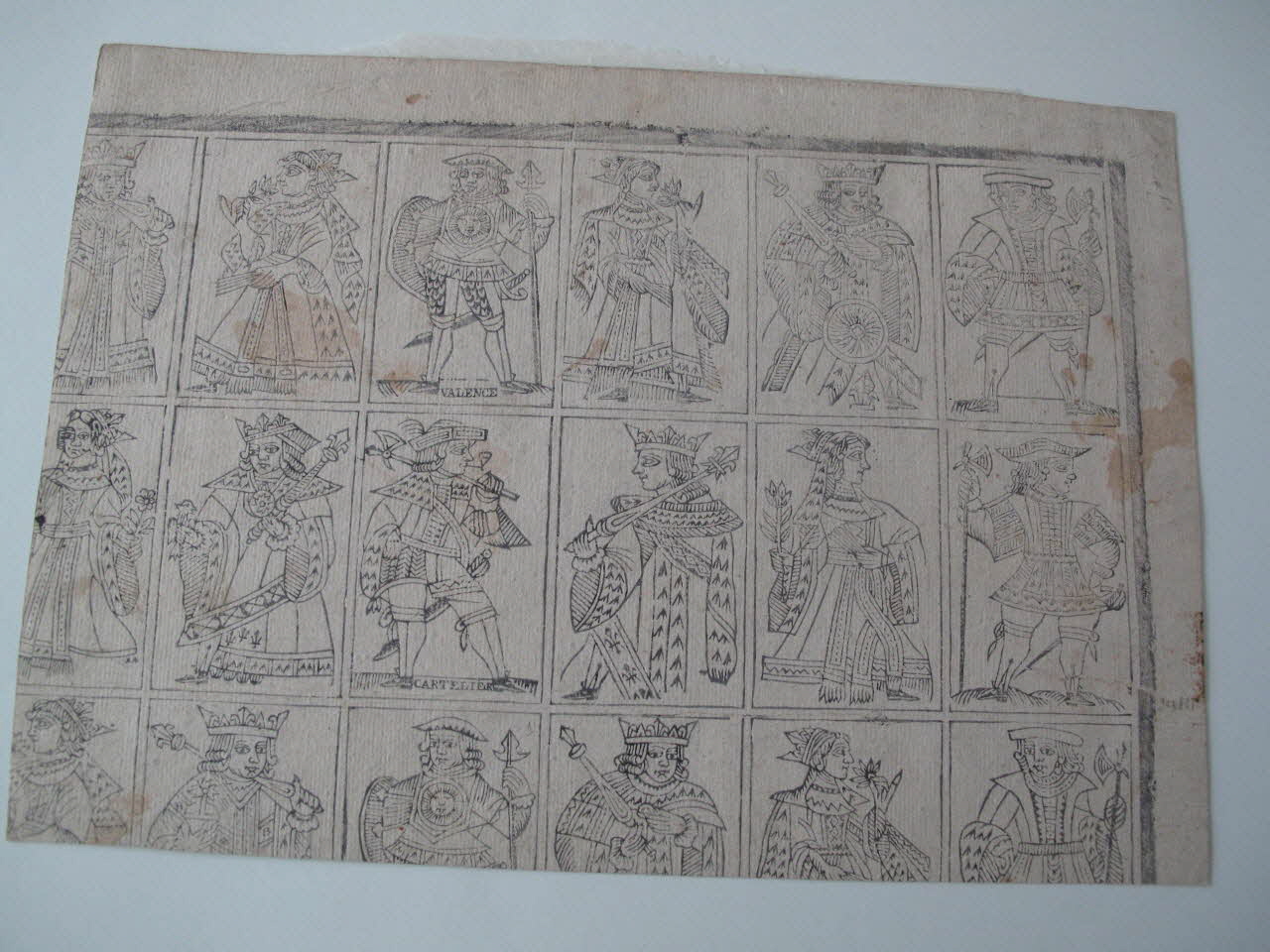 jeu de cartes Jeu au portrait de Lyon 1970.141.66 Photo Mucem