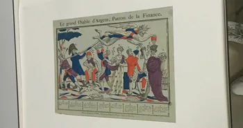 Pierre-François Godard ; Jean François Joseph Hurez imagerie ancienne Le grand Diable d'Argent, Patron de la Finance. Cambrai 1810-1817 1952.39.6 Photo Mucem