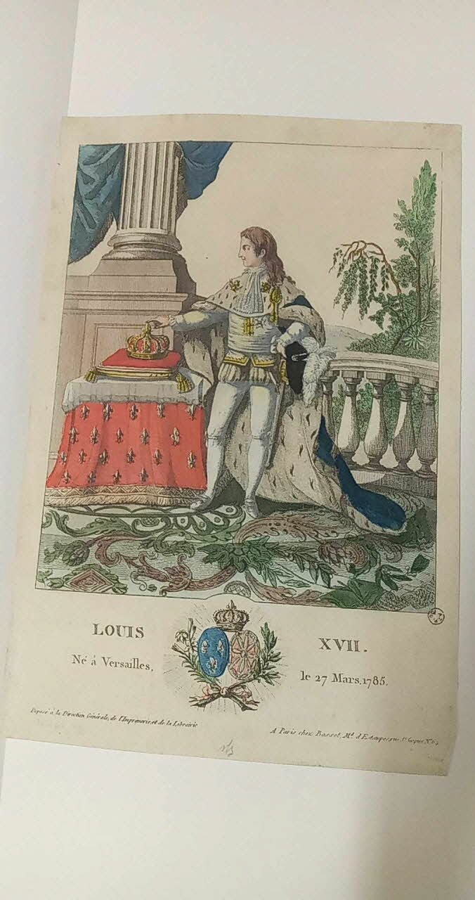 estampe LOUIS XVII. 1968.37.20 Photo Mucem