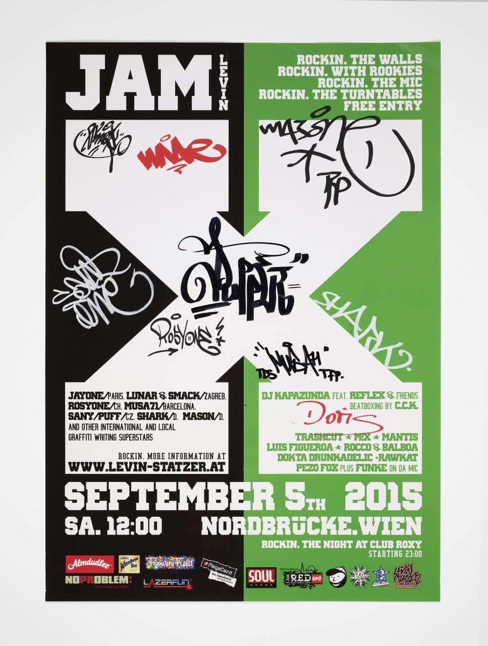 Lunar affiche Levin Jam 2015 Autriche 2015 2024.15.13 Photo Mucem / Marianne Kuhn