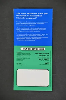 AIDES Dépliant "Aides En pratique : La toxoplasmose" France 1998 2003.100.25 Photo Mucem