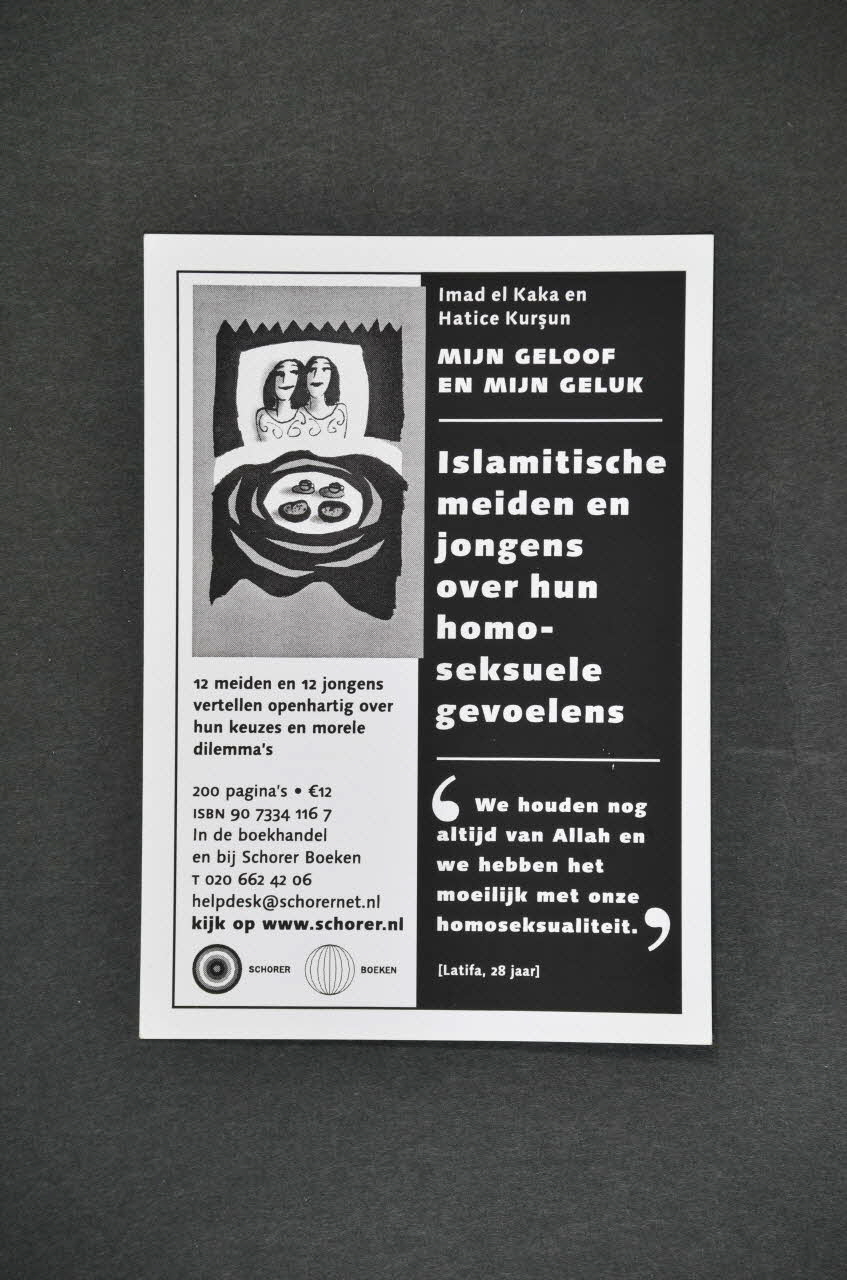 SAD Schorer Stichting flyer "Mijn Geloof en mijn Geluk" (traduction) Pays-Bas 2004 2005.100.1 Photo Mucem