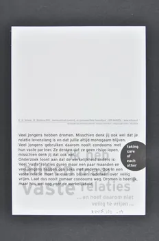 SAD Schorer Stichting carte postale "Taking care of each other / Ik heb alleen maar vast relaties" Pays-Bas 2004 2005.100.14 Photo Mucem
