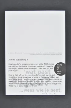 SAD Schorer Stichting carte postale "Taking care of each other / Wat past bij jou ?" Pays-Bas 2004 2005.100.15  Photo Mucem
