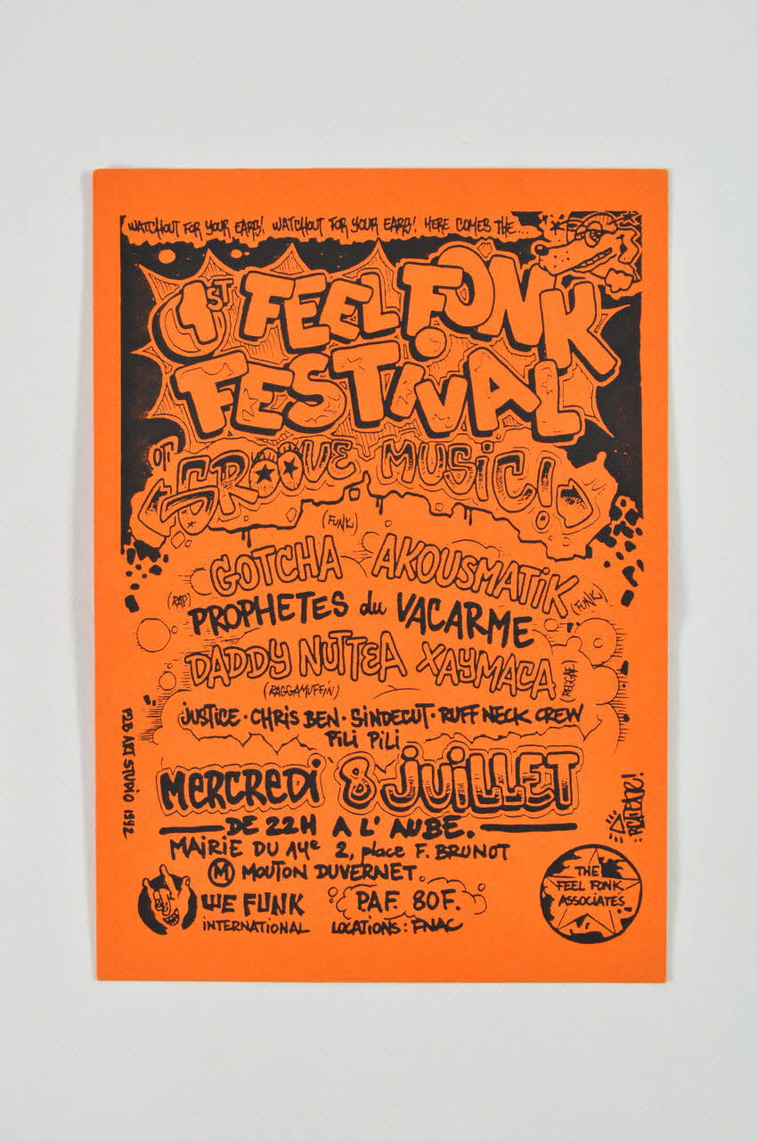 affichette publicitaire Flyer Île-de-France, France 1992 2004.116.10 Photo Mucem