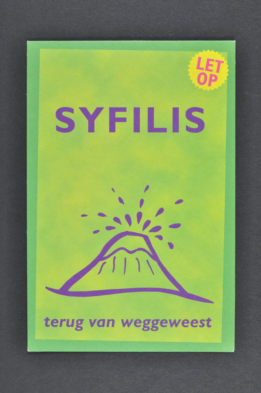 SAD Schorer Stichting Dépliant "Syfilis" Pays-Bas 2002 2005.100.34 Photo Mucem