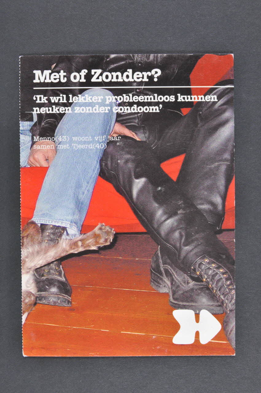 SAD Schorer Stichting Carte postale double Met of zonder ? Ik vil lekker... Pays-Bas 2002 2005.100.36 Photo Mucem
