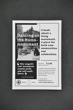 SAD Schorer Stichting flyer "Dancing on the Homo monument" Pays-Bas 2004 2005.100.4  Photo Mucem