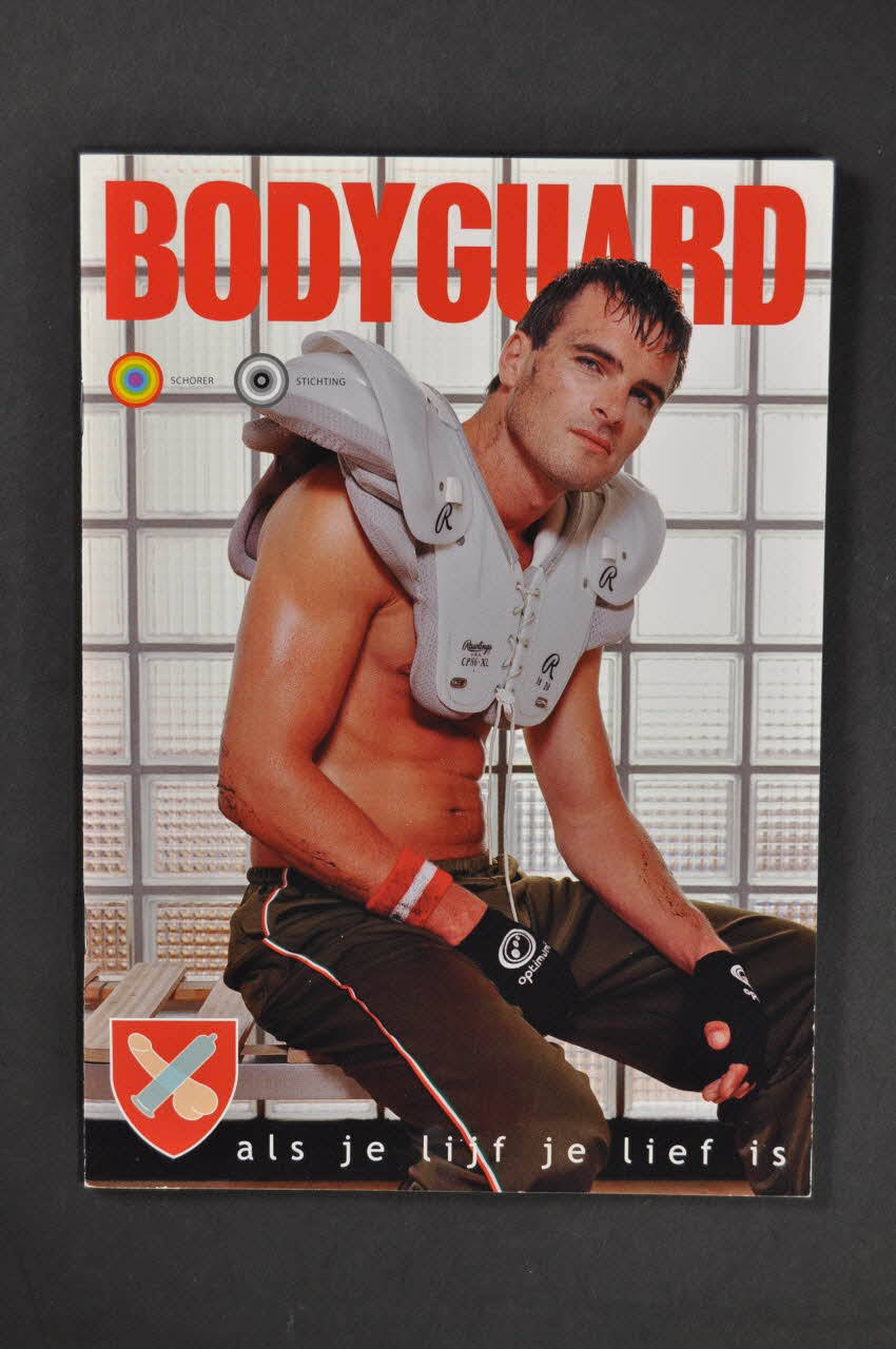SAD Schorer Stichting revue Bodyguard 2003 / Over hiv en soa (Sur le VIH et les IST) Pays-Bas 2003 2005.100.41 Photo Mucem