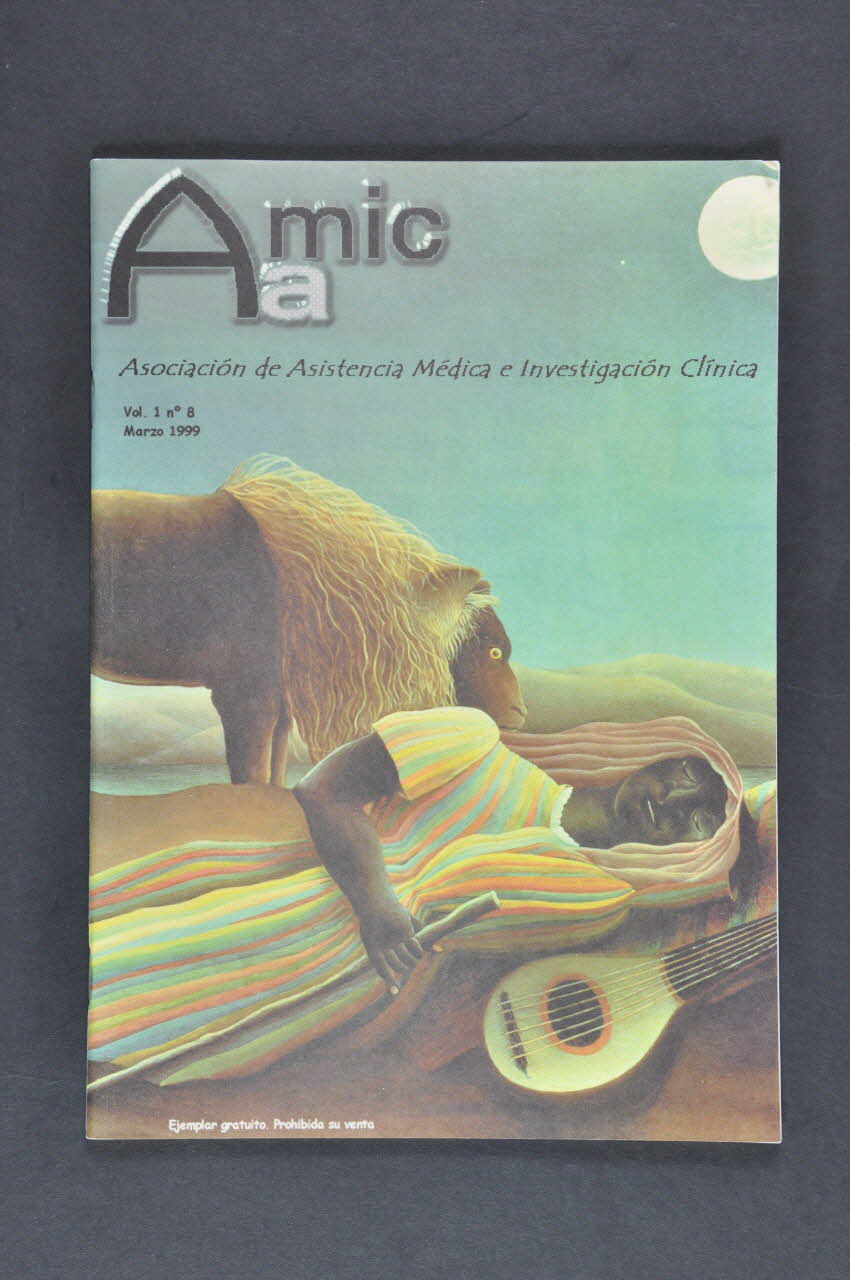 Asociacion De Asistencia Medica E Investigacion revue "Aamic : "Asociacion de Asistencia Medica e Investigacion Clinica," vol 1, n° 8, mars 1999 (Associatrion d'assistance médicale et de recherche clinique) Espagne 1999/3 2003.101.2 Photo Mucem