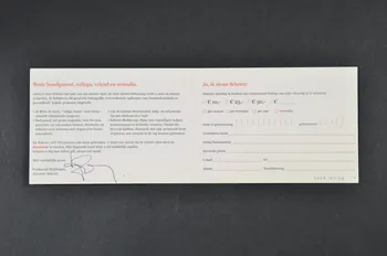 Carte postale double "Beste bondgenoot..." 2005.100.48 Photo Mucem