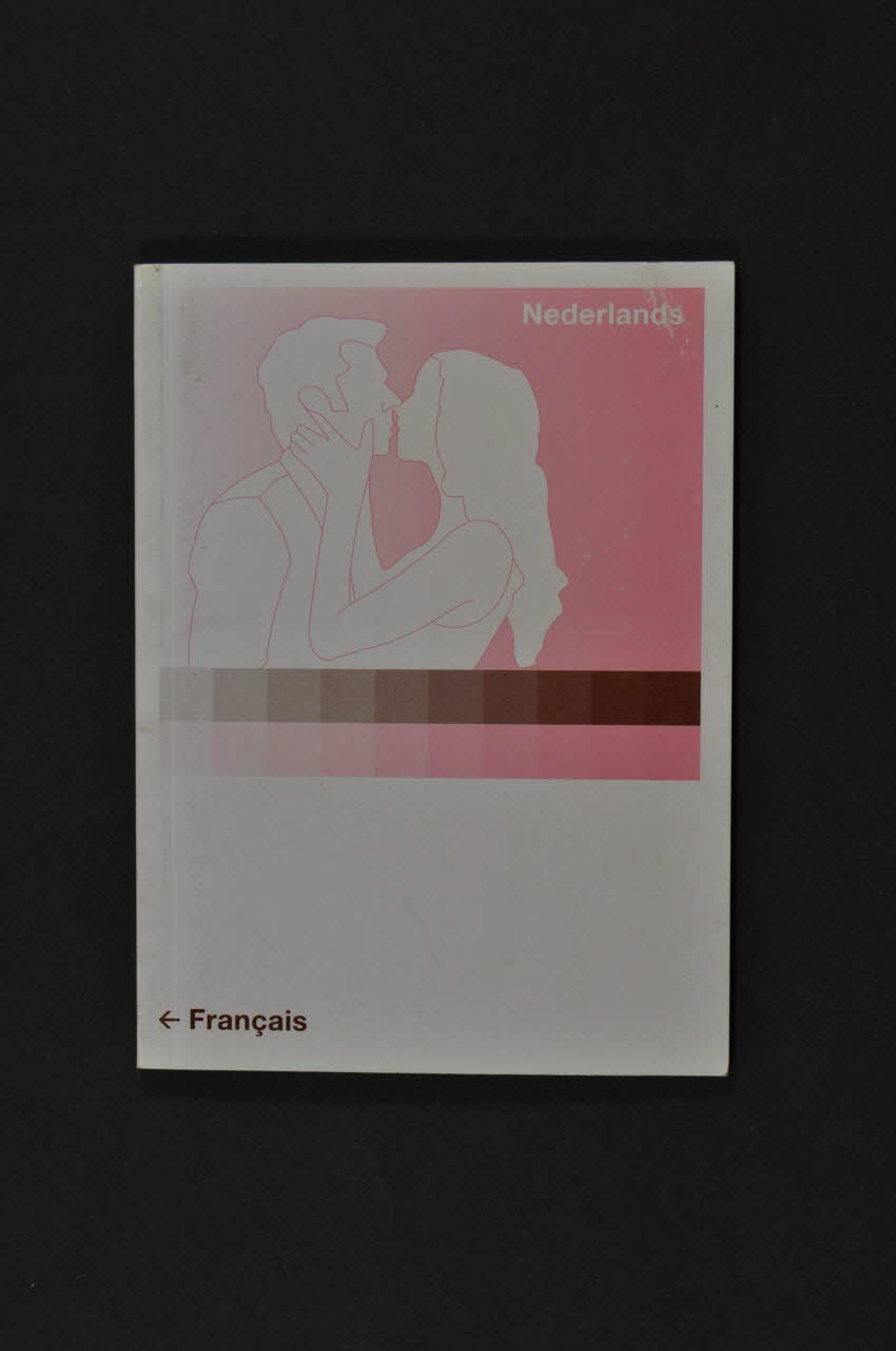 Sensoa BROCHURE "Informations sur la santé sexuelle, les MST et le VIH/Sida " /  "Informatie over seksuele gezondheit, SOA en AIDS" (bilingue d'un côté français et de l'autre néerlandais) Belgique 2000 2004.118.14 Photo Mucem