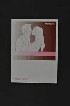 Sensoa BROCHURE "Informations sur la santé sexuelle, les MST et le VIH/Sida " /  "Informatie over seksuele gezondheit, SOA en AIDS" (bilingue d'un côté français et de l'autre néerlandais) Belgique 2000 2004.118.14  Photo Mucem
