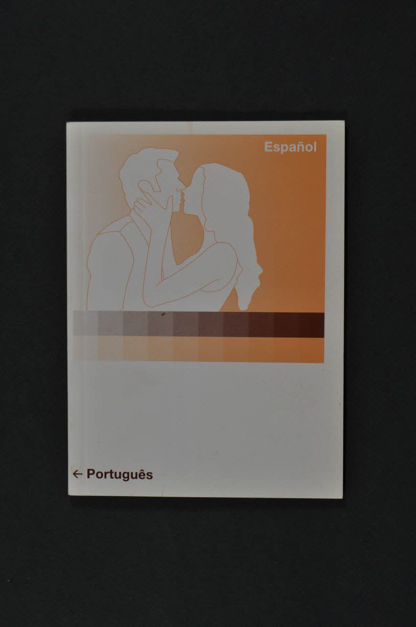 Sensoa BROCHURE Informations sur la santé sexuelle, les MST et le VIH/Sida (bilingue d'un côté en portugais et de l'autre en espagnol) Belgique 2000 2004.118.15 Photo Mucem