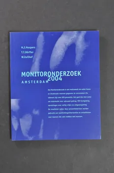 SAD Schorer Stichting BROCHURE "Monitoronderzoek 2004. Amsterdam" Pays-Bas 2004 2005.100.59 Photo Mucem