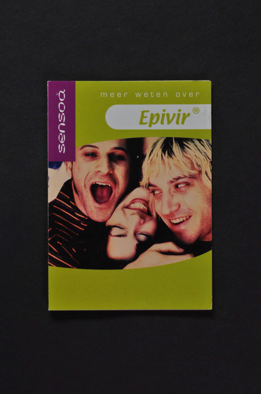 Sensoa Dépliant "Meer weten over Epivir" (En savoir plus sur Epivir) Belgique 2004 2004.118.23 Photo Mucem