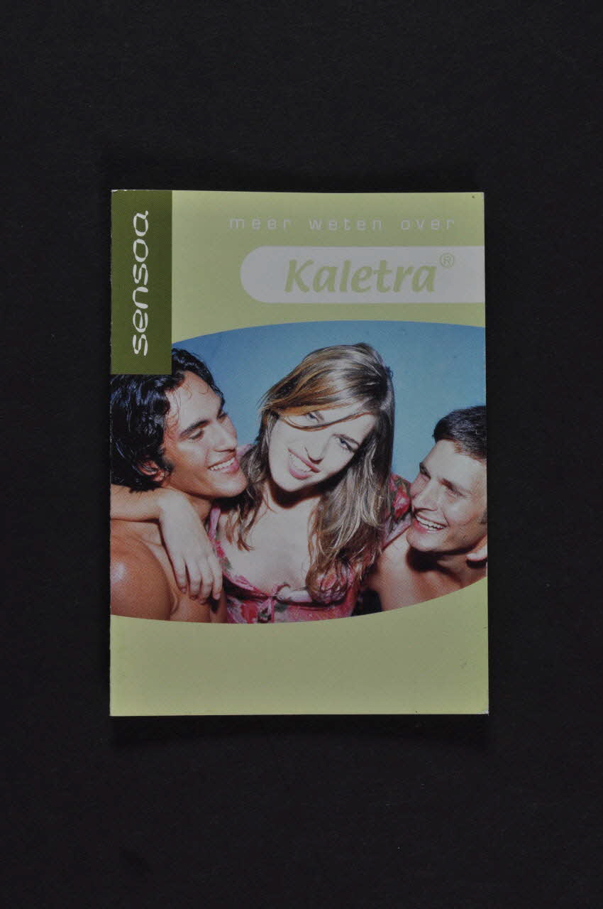 Sensoa Dépliant "Meer weten over Kaletra"   (En savoir plus sur Kaletra) Belgique 2004 2004.118.26 Photo Mucem