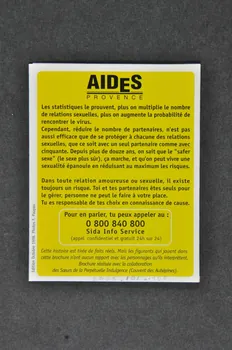 Aides Provence Dépliant "Allo Vincent ?" France 1998/10 2005.101.100  Photo Mucem