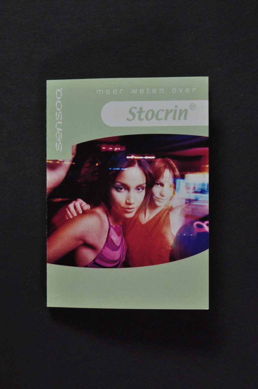 Sensoa Dépliant "Meer weten over Stocrin" (En savoir plus sur Stocrin) Belgique 2004 2004.118.29 Photo Mucem