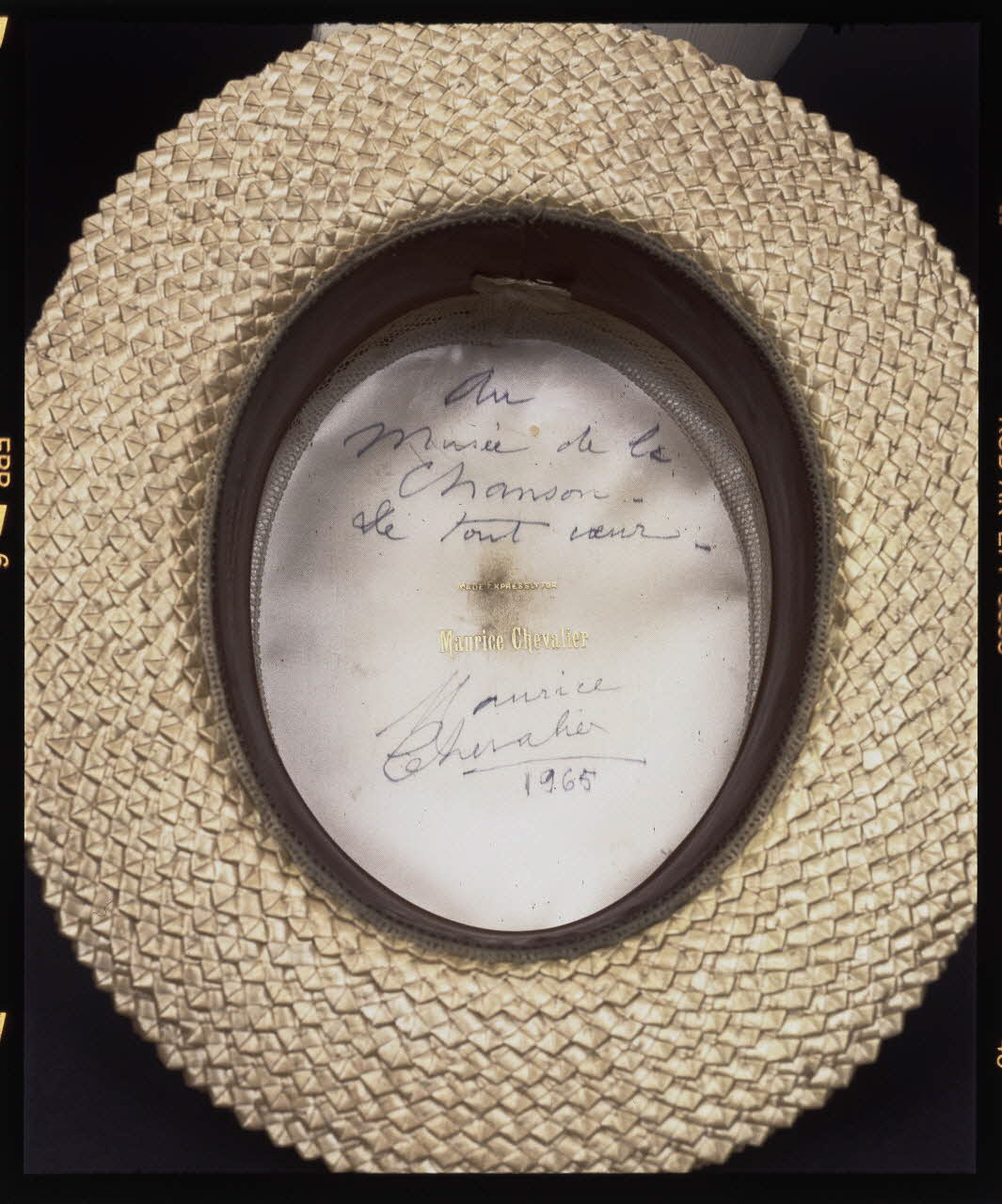 photographie Canotier de Maurice Chevalier Ph.2004.1.181  Photo