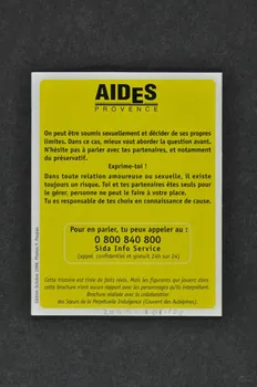 Aides Provence Dépliant France 1998/10 2005.101.104 Photo Mucem