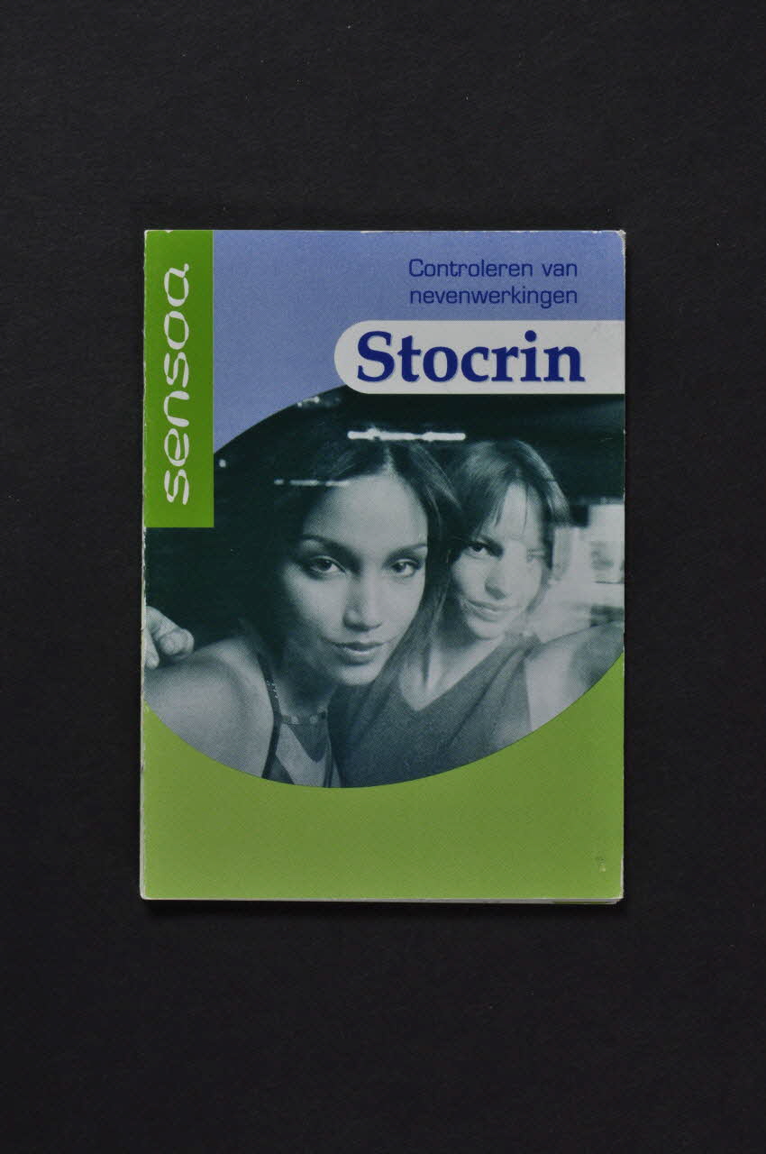 Sensoa Dépliant "Controleren van nevenwerkingen Stocrin" (Compléments d'information sur Stocrin??) Belgique 2004 2004.118.30 Photo Mucem
