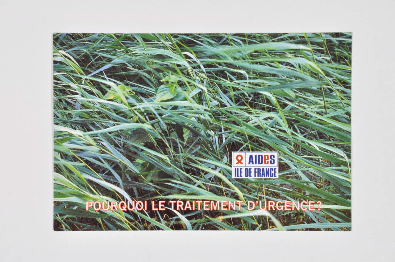 Aides Ile De France Carte d'information "Pourquoi le traitement d'urgence ?" France 2003 2005.101.112 Photo Mucem