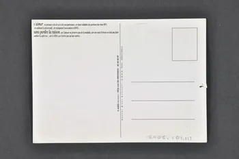carte postale "S'aimer sans perdre la raison" 2005.101.117 Photo Mucem