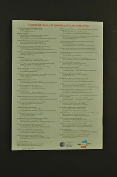 International Planned Parenthood Federation (IPPF) BROCHURE Choices. Sexual and reproductive health and rights in Europe (Choix. santé reproducctive et sexuelle et droits en Europe) Belgique 2002 2004.118.40 Photo Mucem