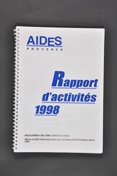 Aides Provence Rapport "Rapport d'activités 1998" France 1998 2005.101.13 Photo Mucem