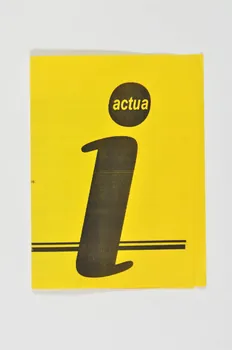 Actua Dépliant "Actua" Espagne 2000 2003.101.62 Photo Mucem
