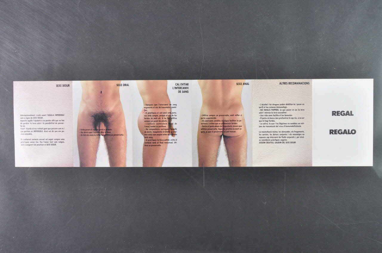 Dépliant "Sexe segur / Sexo seguro" 2003.101.64 Photo Mucem
