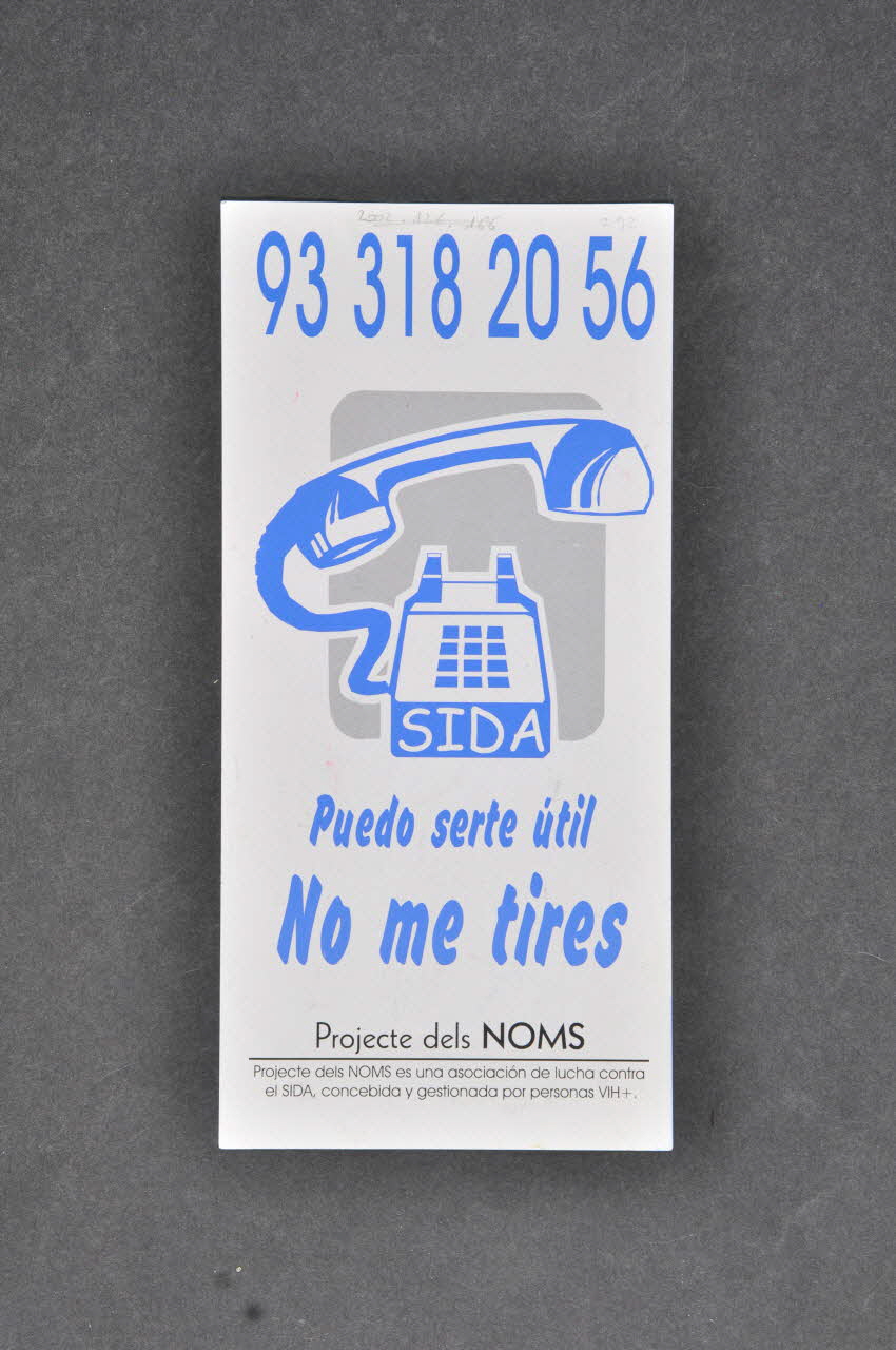 tract Puedo serte útil. No me tires 2003.101.86 Photo Mucem