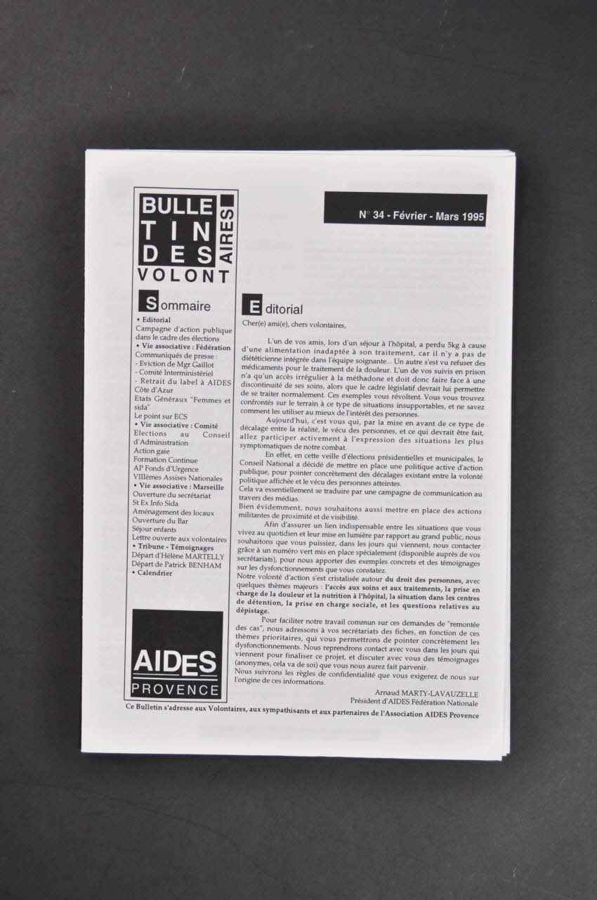 Aides Provence Bulletin France 1995 2005.101.22.1-3 Photo Mucem