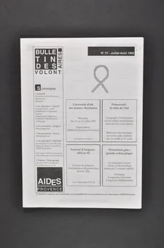 Aides Provence Bulletin associatif Bulletin des volontaires, juillet-août 1995, n° 37 / Université d'été des jeunes chercheurs France 1995 2005.101.26.1-3 Photo Mucem