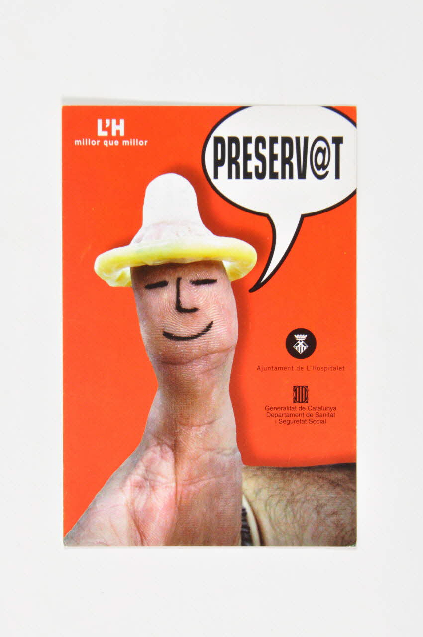 carte "Preserv@t" (Préservatif) 2003.102.17 Photo Mucem