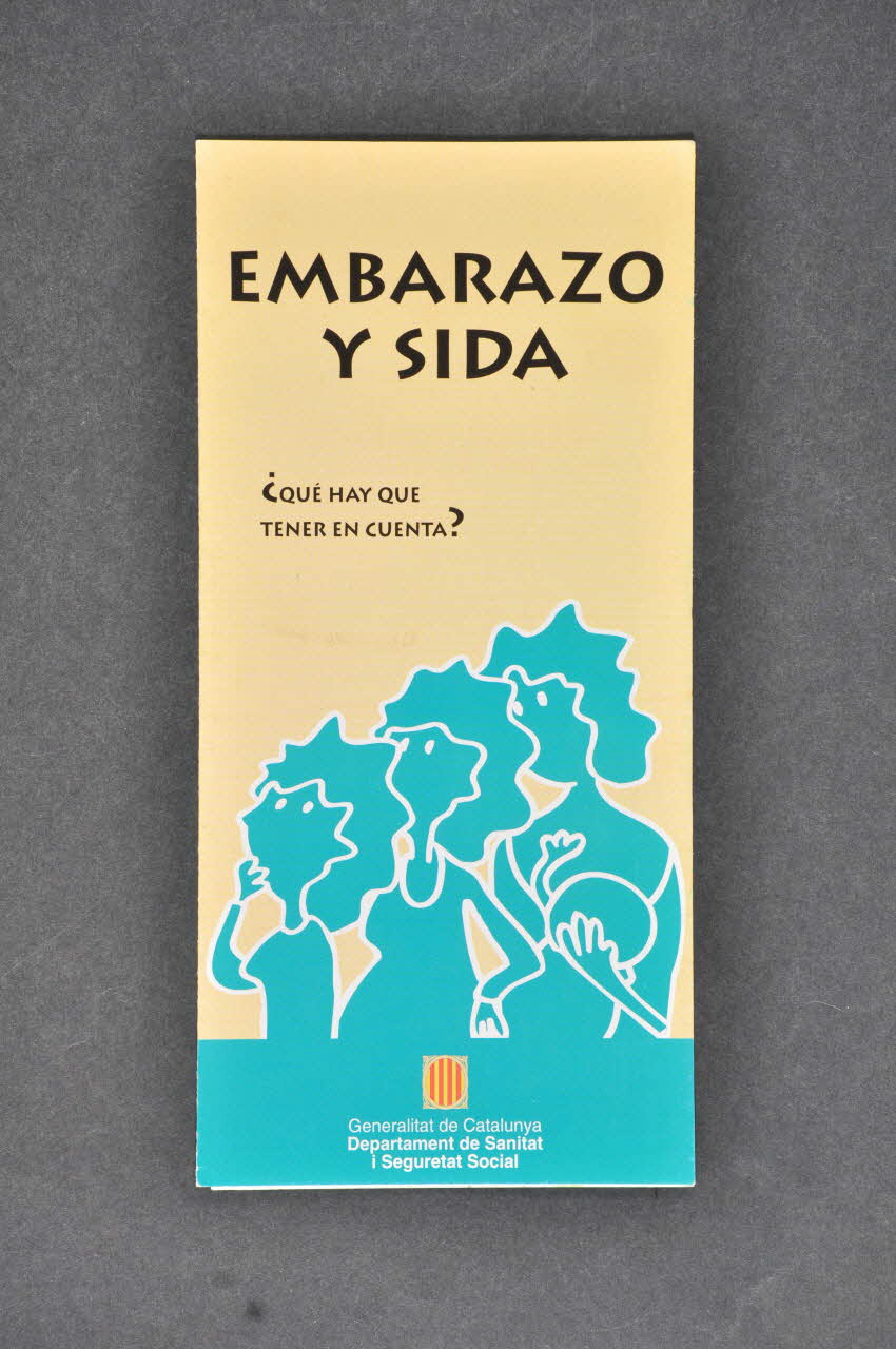 Dépliant "Embarazo y sida" 2003.102.18 Photo Mucem
