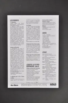 Aides Fédération Nationale Bulletin "Le lien", juillet 1995, n° 1 France 1995/7 2005.101.33.1-2 Photo Mucem