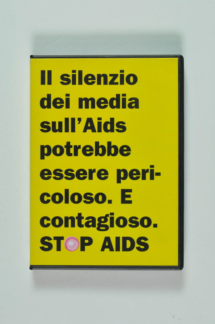 Office Fédéral De La Santé Publique CD (compact disque) "Il silenzio dei media sull'Aids potrebbe essere periculoso. E contagioso. Stop AIDS" (anglais) (Quand les médias ne parlent plus du sida, l'épidémie repart en flèche.) Lorraine, France 2003 2004.119.103.1-3 Photo Mucem