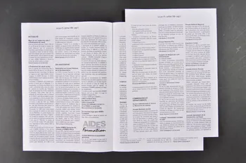 Aides Fédération Nationale Bulletin "Le lien", avril/mai 1996,  n° 8 / Sidaction 96 France 1996 2005.101.39.1-2 Photo Mucem