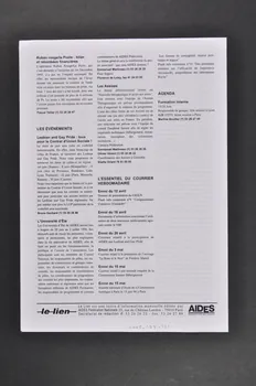 Aides Fédération Nationale Bulletin "Le lien", avril/mai 1996,  n° 8 / Sidaction 96 France 1996 2005.101.39.1-2 Photo Mucem