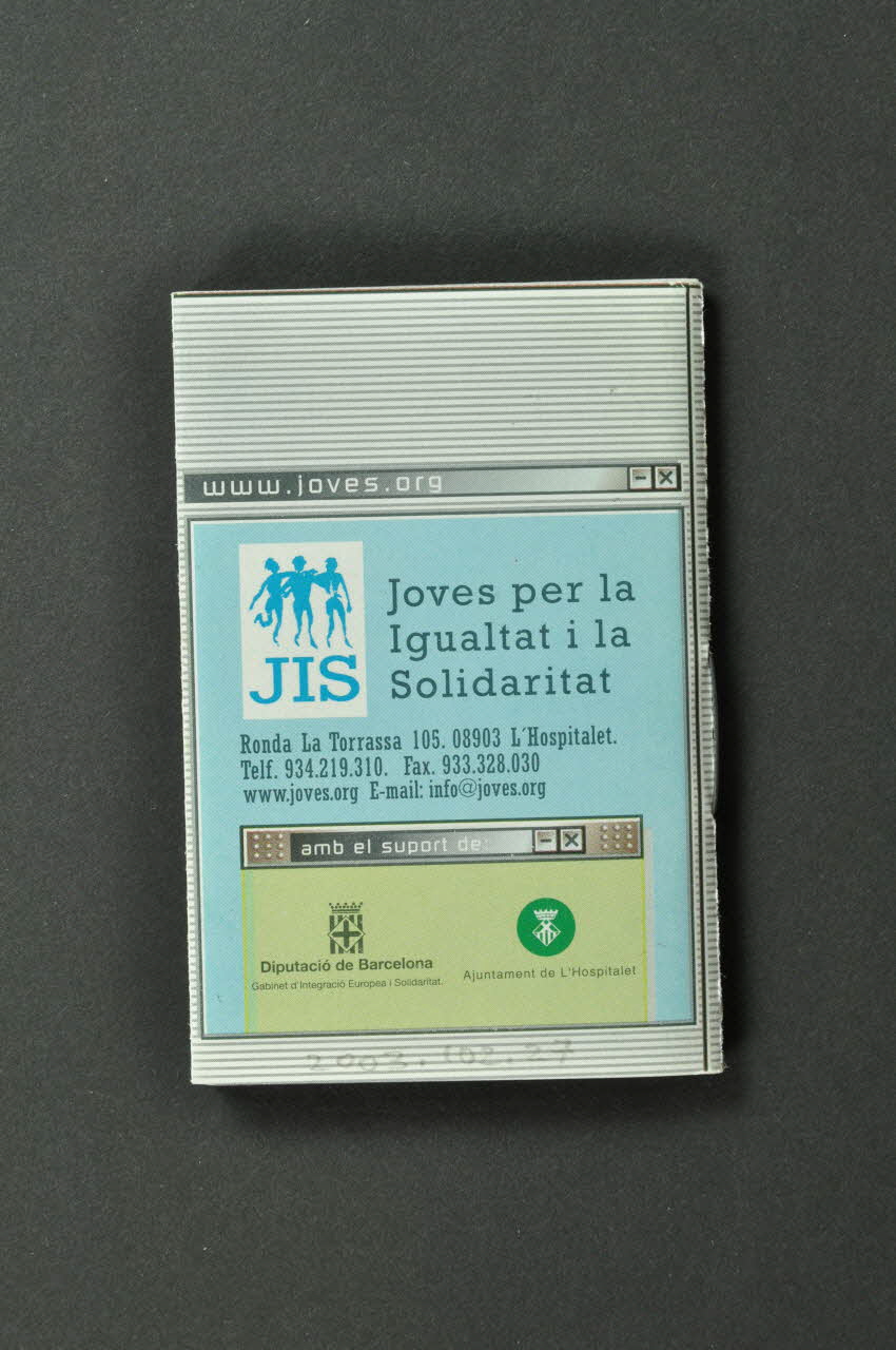 Joves Per La Igualtat I La Solidaritat Répertoire téléphonique Espagne 2002 2003.102.27 Photo Mucem