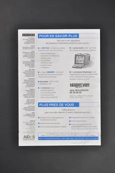 Aides Fédération Nationale Dépliant "AIDES Info Plus, mai 1993, n°7 : "Maladie de Kaposi ou sarcome de Kaposi" France 1993/5 2005.101.45 Photo Mucem