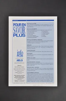 Aides Fédération Nationale Bulletin " Info Plus , février 1995 : "Les maladies de peau. Deuxième partie" France 1995/2 2005.101.50 Photo Mucem
