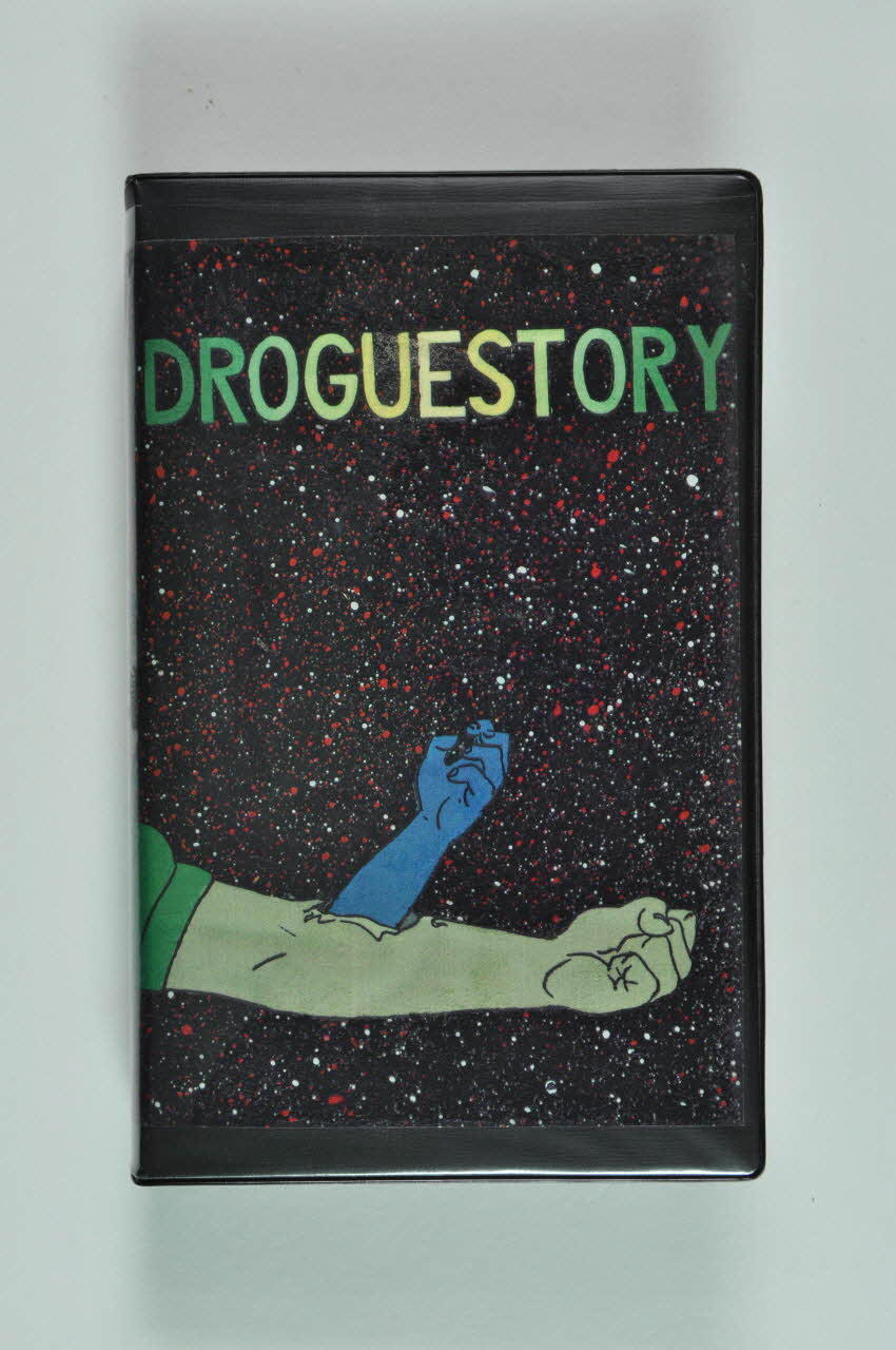 Sida Info Doc Suisse, Office Fédéral De La Santé cassette vidéo "Drogues story" Lorraine, France 1991 2004.119.115.1-2 Photo Mucem